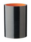 Silicone Sleeve 2.5" ID X 4" Long  Gloss Black